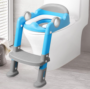 lot 199 image: Potty Training Seat with Ladder for Toddler and Kids