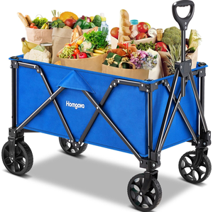 lot 265 image: Homgava Collapsible Folding Wagon Cart