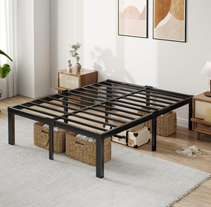 lot 268 image: 16 inch Queen Bed Frame Platform Heavy Duty Metal