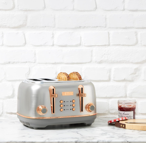 lot 272 image: Haden Dorset Stainless Steel Bread Toaster 4 Slice