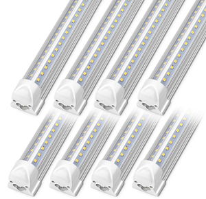 lot 286 image: LOT OF 8 NO BALLAST Kihung 3FT LED Shop Light Fixture