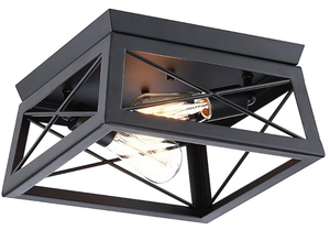 lot 295 image: Pia Ricco Flush Mount Ceiling Light Fixture