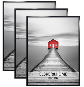 lot 308 image: LOT OF 3 ELSKER&HOME 18x24 Poster Frame
