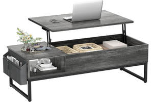 lot 320 image: Aheaplus Lift Top Coffee Table with Storage