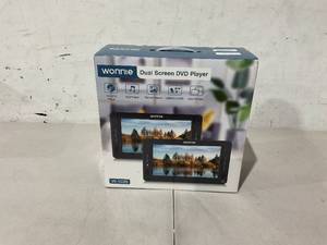 lot 305 image: WONNIE 10.5 Dual Portable DVD Player for Car