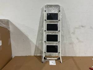 lot 118 image: 4 Step Ladder, SPIEEK Folding Step Stool with Wide Anti-Slip Pedal
