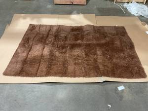 lot 158 image: Brown Area Rug