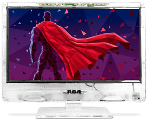 lot 23 image: RCA 15 Clearview HDTV