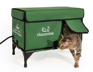 lot 325 image: 2 in 1 Outdoor Elevated Top-Openable UNHEATED Cat House