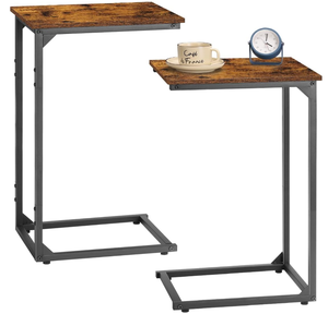 lot 327 image: LOT OF 2 melos C Shaped End Table