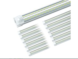 lot 600 image: LOT OF 10 ONLYLUX 8 Ft led Shop Lights Fixture