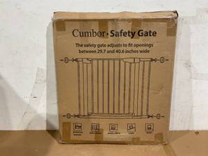 lot 561 image: Cumbor 29.7-40.6 Baby Gate for Stairs