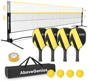 lot 80 image: Pickleball Set with Net(17 FT), Pickleball Paddles Set