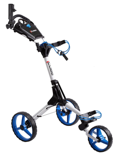 lot 91 image: CUBE CART 3 Wheel Push Pull Golf CART - Two Step OpenClose