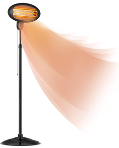 lot 567 image: DONYER POWER Electric Radiant Heater Courtyard Quartz Heater 1500W