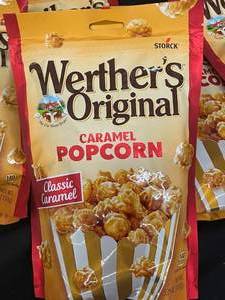 lot 16 image: Wearthers Caramel popcorn 5 bags Best by 06302024