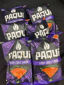 lot 17 image: Paqui Firey Hot 6  big Bags Best by 12042023