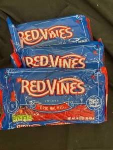 lot 20 image: Red Vines 3 X 1 pound bags