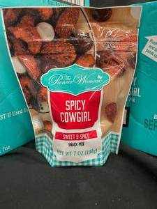 lot 37 image: Spicy Cowgirl nuts and Chocolate Snacks 2boxes 8 bags Best by 09022023
