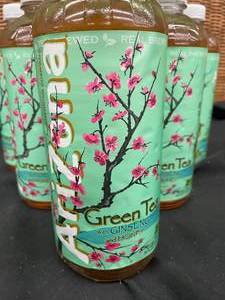 lot 146 image: Arizona Green tea with Honey 6 X 34oz bottles