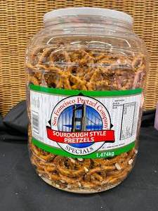lot 169 image: San Francisco Pretzel Sourdough Style 1.474kg tub&nbspBest&nbspBy 05082024