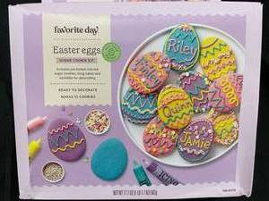 lot 173 image: Easter Eggs Sugar Cookies Kit 4 Boxes Best by 12152023
