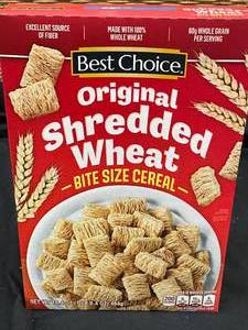 lot 177 image: Shredded Wheat Best Choice 8 Boxes Best by 09302023