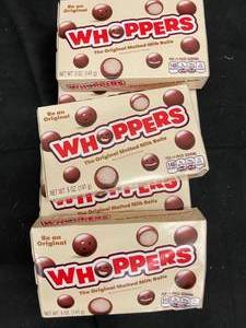 lot 189 image: 6 boxes of Whoppers Best by 082024