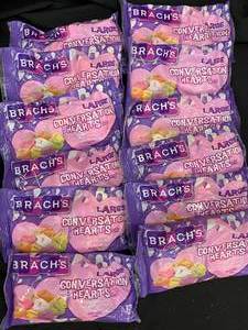 lot 228 image: Large Coversation Hearts 12 bags Best by 072023