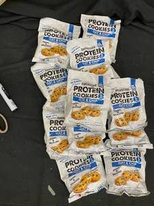 lot 295 image: Protein Cookies Oat and Chip Best by 07012024