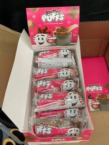 lot 386 image: Stuffed Puffs Peppermint bark 4 Boxes&nbspBest&nbspBy 09082023