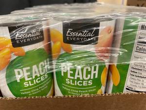 lot 424 image: 12 Cans Sliced Peaches&nbspBest&nbspBy 09012026