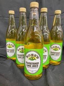 lot 457 image: Roses Lime Juice 6 X 33.8oz bottles&nbspBest&nbspBy 01162024