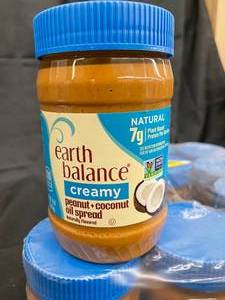 lot 458 image: Earth Balance Peanut Butter with Coconut Oil 12 X 1 lb Tubs&nbspBest&nbspBy 10232023