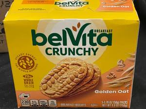 lot 497 image: Belvita Golden Oat Breakfast Biscuits 3 boxes&nbspBest&nbspBy 11112023