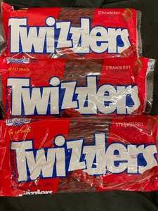 lot 596 image: Twizzlers Strawberry 3 bags&nbspBest&nbspBy 092023