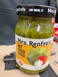 lot 656 image: Mrs Renfros Hot Chow Chow 6 Jars&nbspBest&nbspBy 01052025