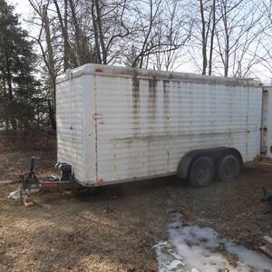 lot 1 image: 1987 KARGO KING ENCLOSED TRAILER