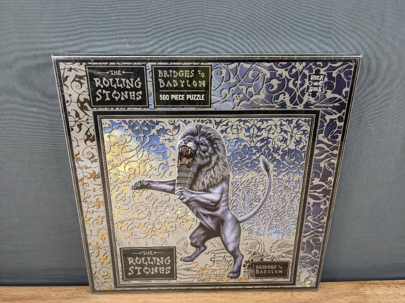 lot 74A image: Brand New Games Star Crossed & The Rolling Stones Bridges to Babylon 500 piece Puzzle F