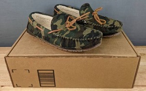 lot 90C image: Sperry Mens Camo Slippers Size 11 N