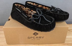 lot 22C image: Sperry Womens Junior Trapper Moccasins Size 7 N