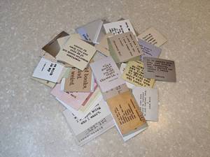 lot 423 image: Retro Famous Quotes Stickers 60 Pieces P