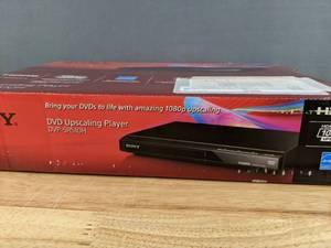 lot 14A image: Brand New Sony 1080p Upscaling HDMI CD & DVD Player - DVP-SR510H Y