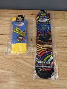 lot 41 image: Brand New Marvel Thor Love and Thunder Mens Socks (2 Pairs) F