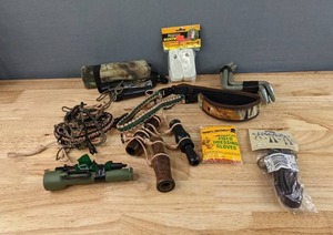 lot 52 image: For the Hunter Duck Calls, Scentwicks, Deer Call, and More E