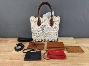lot 63 image: (8) Assorted Small Purses, Wallets, and Wristlets F