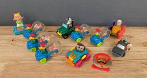 lot 92 image: Lot of 11 Vintage McDonalds Happy Meal Toys Tiny Toons, Muppets, Back to the Future, Moon Man E