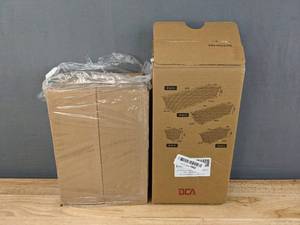 lot 81 image: (4) Brand New 14-Piece Clear Plastic Drawer Organizer Trays Q