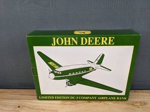 lot 48 image: Brand New John Deere Limited Edition DC-3 Company Airplane Bank B