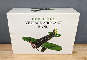 lot 16 image: John Deere Vintage Airplane Bank B